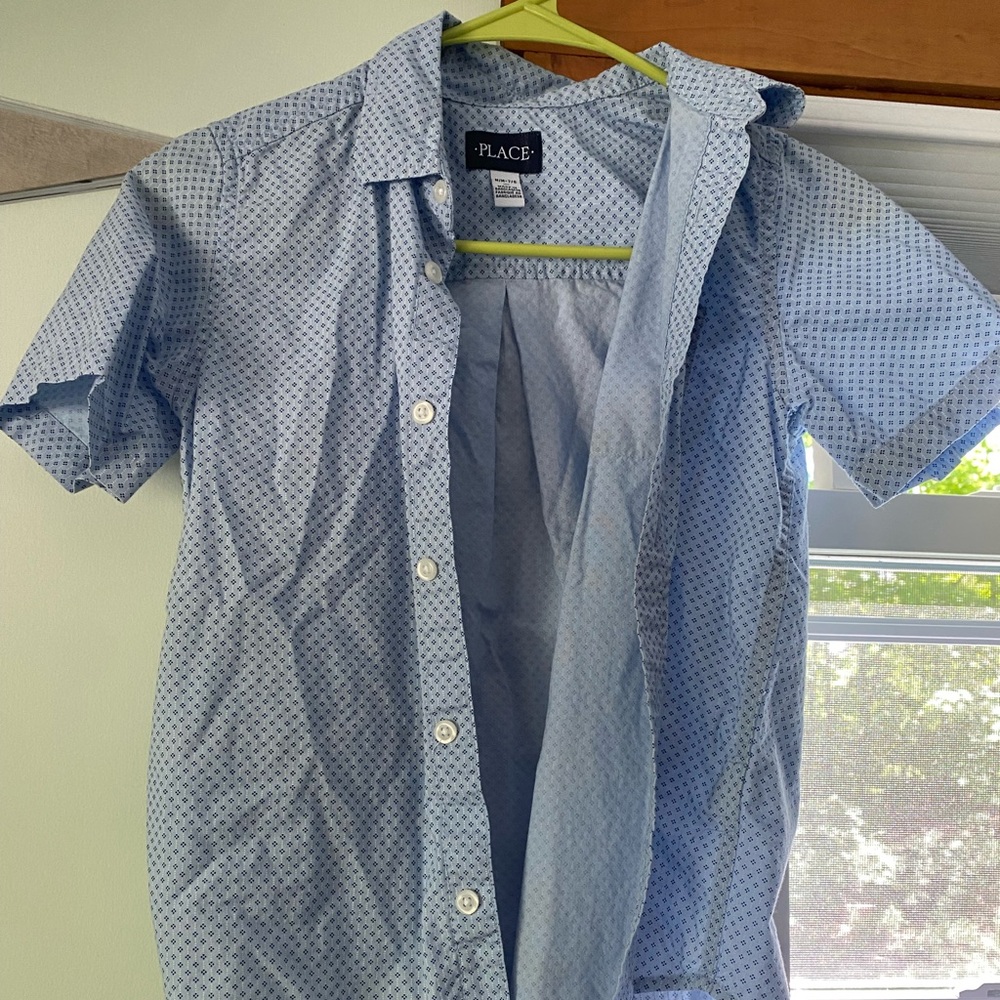 Diamond Pattern Button Down